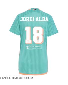 Inter Miami Jordi Alba #18 Tricou Fotbal Replică 2024-25 Femei Treilea